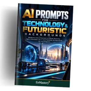 AI Prompts for Technology & Futuristic Backgrounds – 50 Copy-and-Paste AI Prompts