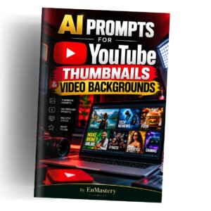 AI Prompts for YouTube Thumbnails & Video Backgrounds – 50 Copy-and-Paste Prompts for Creators