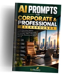 AI Prompts for Corporate & Professional Backgrounds – 50 AI Prompts for Offices, Video Calls, Headshots & Business Branding