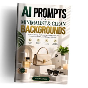 AI Prompts for Minimalist & Clean Backgrounds – 50 Copy-and-Paste AI Prompts for Product Photos & Brand Visuals