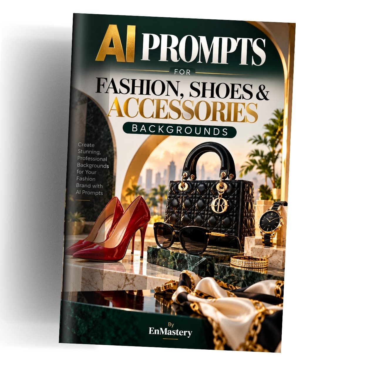 AI Prompts for Fashion, Shoes & Accessories Backgrounds – 50 AI Prompts for Premium Product Photography & Fashion Marketing